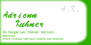 adrienn kuhner business card